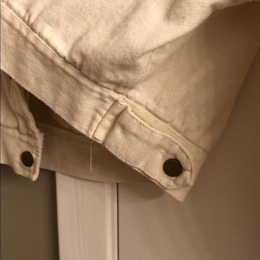 💙2 for $50💙new cropped beige jean jacket - Picture 6 of 6
